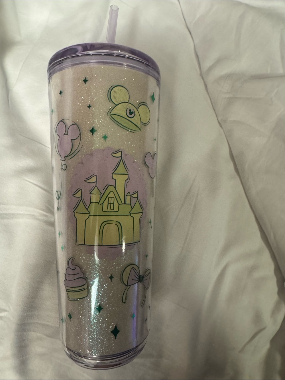 Disney Parks x Starbucks Glitter Castle